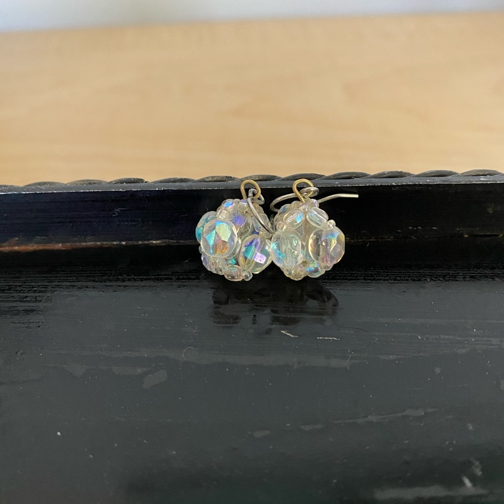 ⭐️ Beaded White Earrings